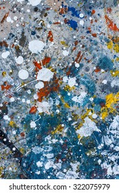 The background color drops splashes