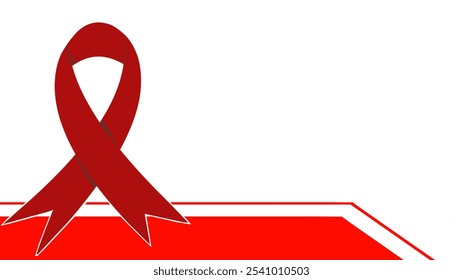 : Background The color red (red) is the most recognized symbol in commemoration of World AIDS Day, which symbolizes global solidarity and attention towards people living with HIV. The color red is als - Powered by Shutterstock