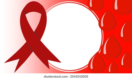 : Background The color red (red) is the most recognized symbol in commemoration of World AIDS Day, which symbolizes global solidarity and attention towards people living with HIV. The color red is als - Powered by Shutterstock