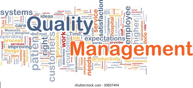 Background Concept Illustration Of Business Quality Management