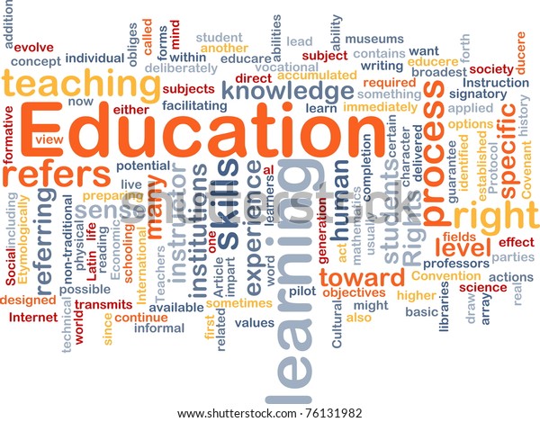 Background Concept Wordcloud Illustration Education Stock Illustration ...