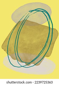 Background for design.  Subtle, neutral-colored  illustration. an emerging graphic design trend for 2023, balance to the bold and saturated pop