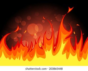 Background Fire Meaning Empty Space And Blaze