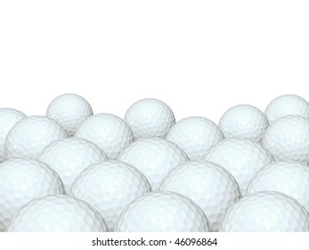 Background of golf ball