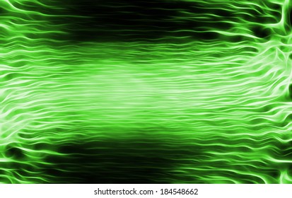 Background green stream light