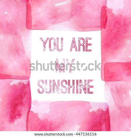 Background with hand drawn watercolor elements. Handmade watercolor rectangle with multiply effect isolated on white background. Ready to print big background.