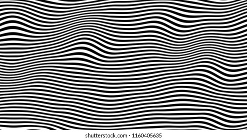 Background Illustration Black White Illusion Line Stock Illustration