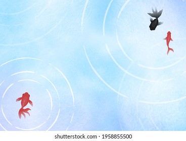 和風 金魚 のイラスト素材 画像 ベクター画像 Shutterstock