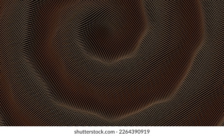 Background illustration with textured 3D surface texture with effects