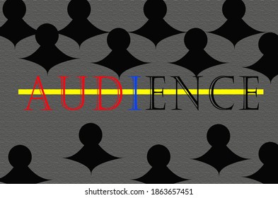 it is a background image of audience