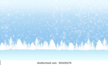 Winter Watercolor Christmas Card Hand Drawn Stock Vector (Royalty Free ...