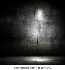 Background Image Of Dark Wall With Light Spot