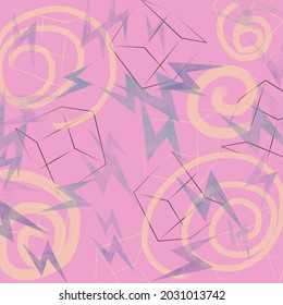The background image has a beautiful pattern with a light circle around it that can be used as a different background image.