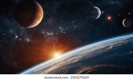 background images of space, stars and planets - Powered by Shutterstock