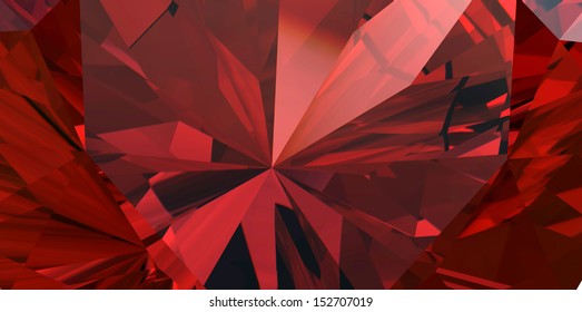 Background Of Jewelry Gemstone. Garnet