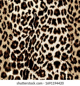 Background leopard texture watercolor design