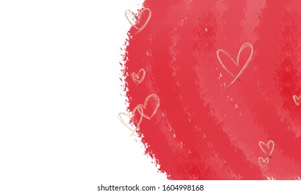 Background Love With Hearts. San Valentine