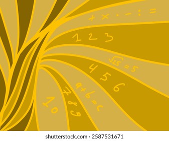 background mathematics numbers for school formulas