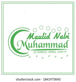 Background Maulid Nabi Muhammad Saw With Design Simple