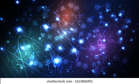 Background from the molecular structure of the DNA molecule.