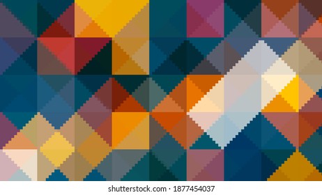 Background Multicolour Geometric Shape Mosaic Illustration