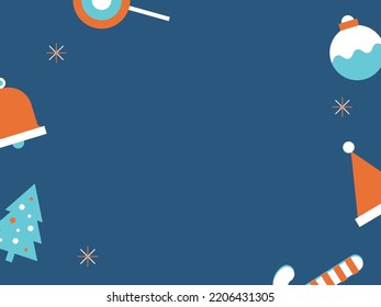 Background Natal With Color Blue