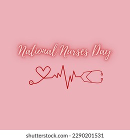 Background for National Nurses Day greetings - Powered by Shutterstock