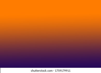 Background Of Orange And Blue Color Lights With Gradient, Abstract Background