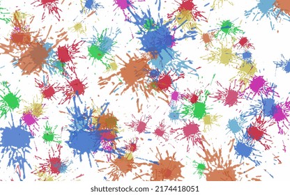 Background paint with multiple colors