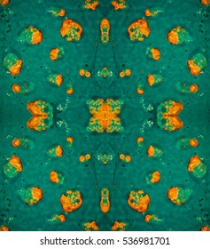 Background pattern of chemical reaction under microscope