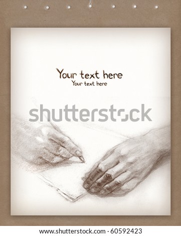 Background Pencil Drawing Stock Illustration 60592423 - Shutterstock