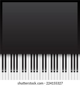 Background Piano Keys Music Background Stock Illustration 224155327 