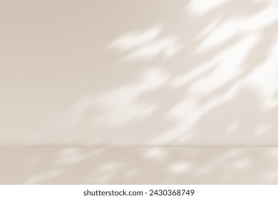 Background of a room with sunlight filtering through the trees that could be used for presentations, etc.