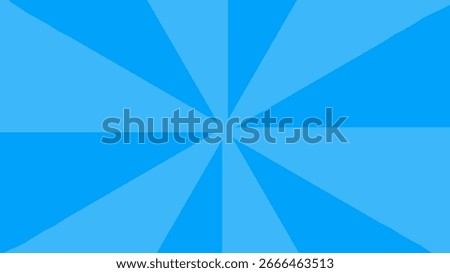 Background with a scattered or radial pattern of rays emanating from the center point outward in light blue and dark blue colors.