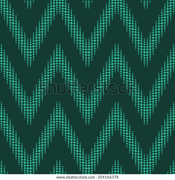 background, seamless pattern with turquoise elements, geometric wallpaper design, illustration