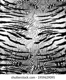Background Snake Leopard Wallpaper Pattern Stock Illustration ...