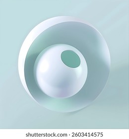 Background Sphere 3D Elemet Design