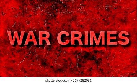 A background that is meant to represent war and bloodshed. 