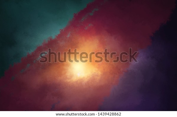 Background with three\
colors and central\
glow
