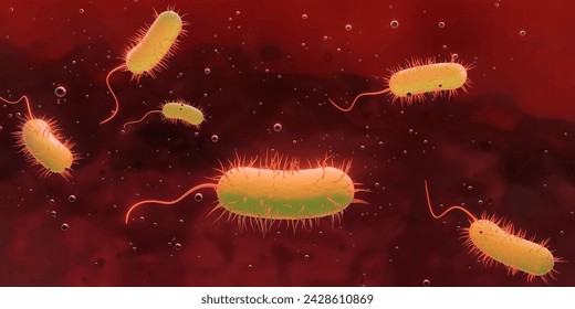 Background viruses, bacteria, multi-resistant germs in the blood
