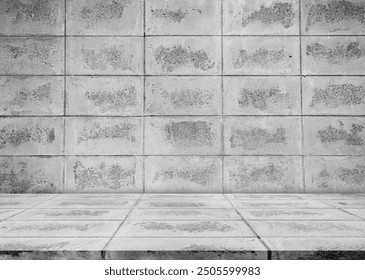 Background wall cement grey studio floor kitchen table platform room gray cement mockup scene light shadow backdrop podium abstract patern product empty loft workshop shelf minimal mockup display