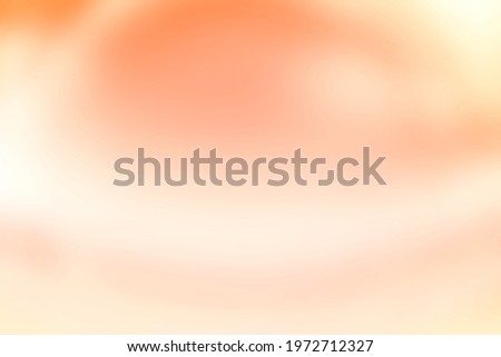 Background. Wall texture and background blur pastel color. Clean empty abstract illustration Orange blur pattern.