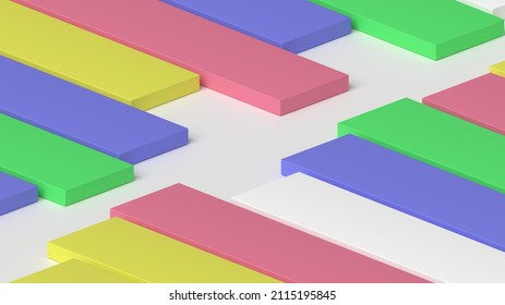 background wallpaper backdrop colorful tiles 3d render