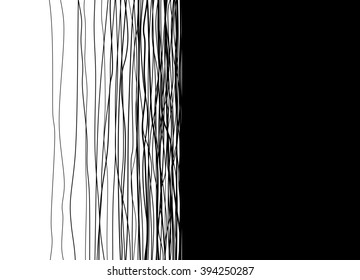 白と黒の背景 フリーハンドの図面 グラフィックデザイン 白黒のストライプの背景 のイラスト素材