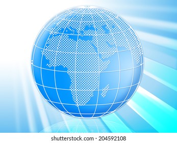 Background World Representing Worldwide Globalization And Backdrop