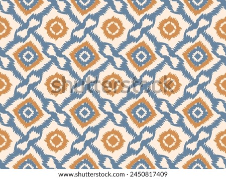 backgroundIkat Flower Pattern Ethnic Geometric native tribal boho motif aztec textile fabric carpet mandalas African