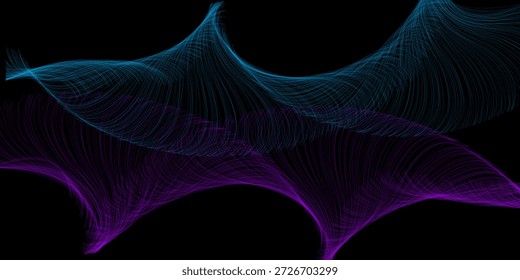 backround abstrack gradation wafe glowing lane