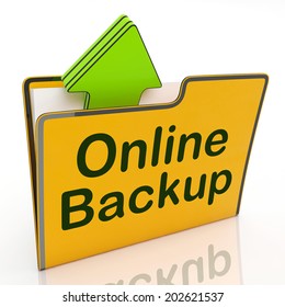 Backup Upload Representing World Wide Web And Web Site