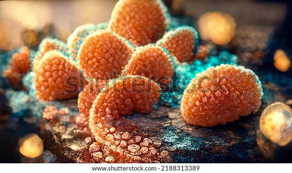 Bacteria Virus Cells\
Organism Microbiology Epidemic Genes Genetic Divide Stemcells Micro\
3d Illustration