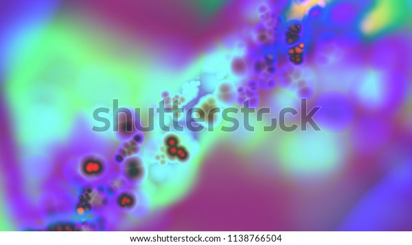 Bacteria virus or germs microorganism cells under\
microscope. Fabulous  Patterns. High Quality 3D Render. Iinfected\
cells.